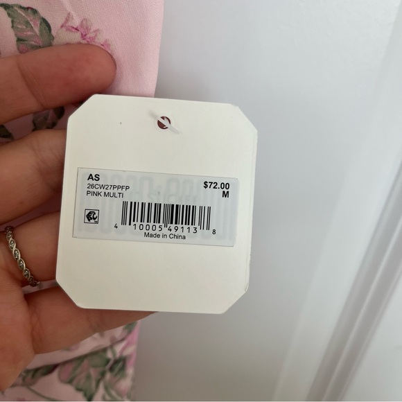 NEW Altar’d State Pink Floral Mini Dress Size Medium NWT - Picture 6 of 7